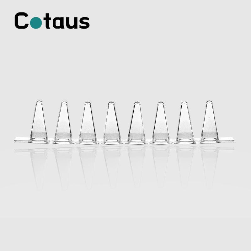 0,1ml gagnsæ PCR 8-ræma slöngur